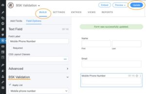 Formidable Forms - Apply list to form field - BannerSky